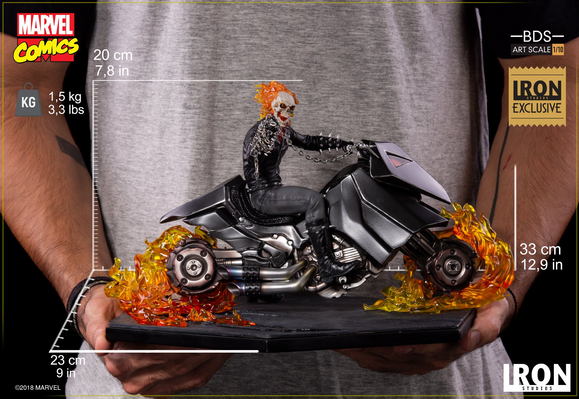 Iron Studios 1/10 BDS Art Scale - Marvel Comics Series 5: Ghost Rider (Exclusive)