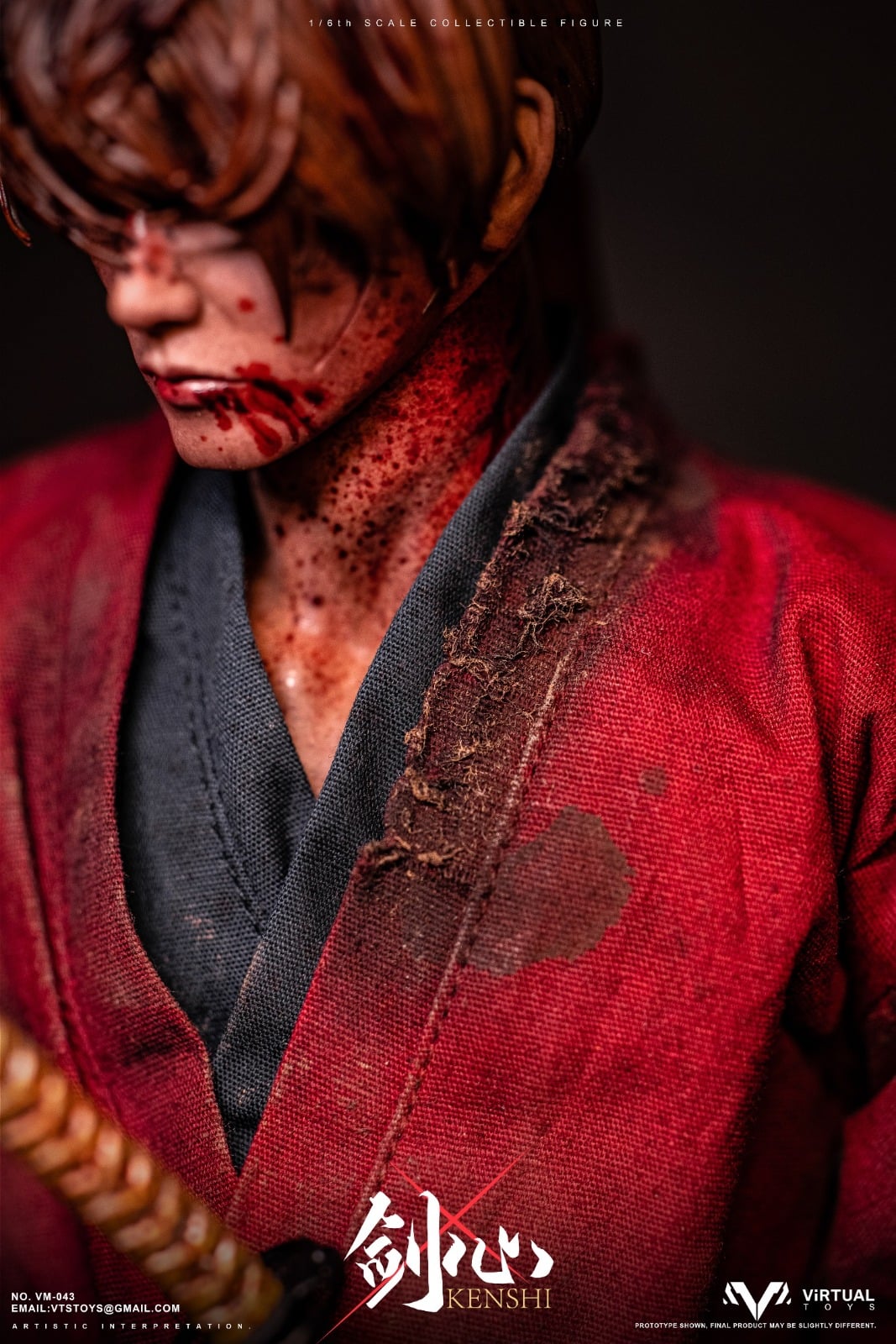 VTSTOYS VM-043B 1/6 KENSHI (Final Battle Ver.)