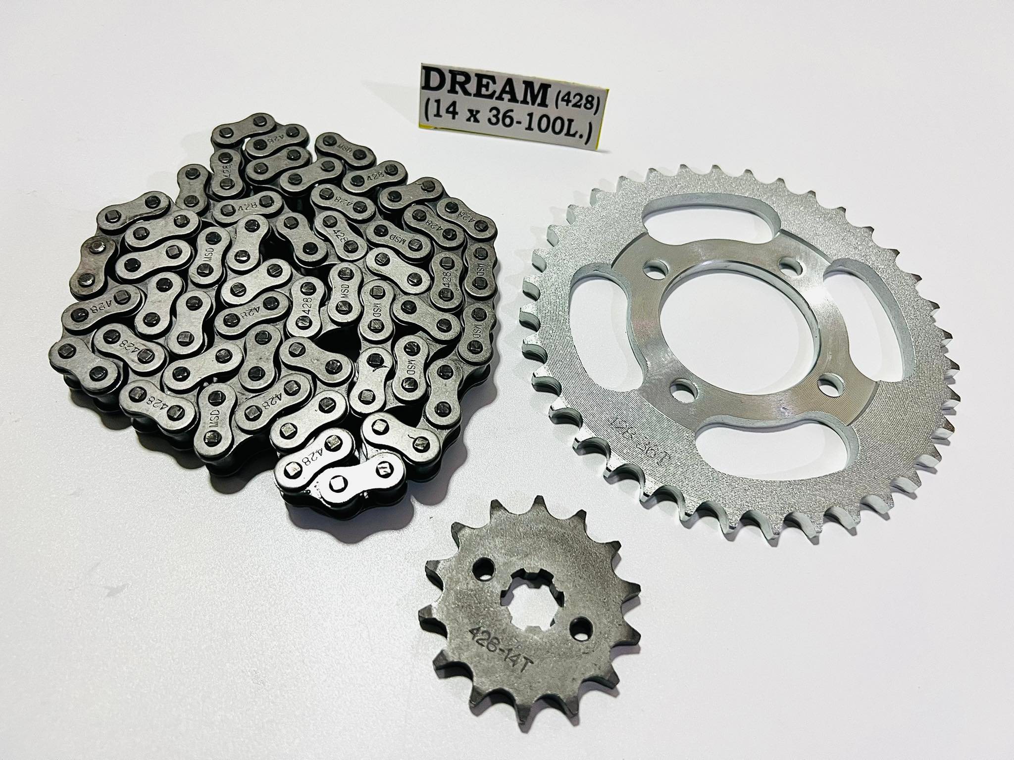 ชุดโซ่สเตอร์ดรีมคุรุสภา เวฟ100 ครบชุด คุณภาพดี