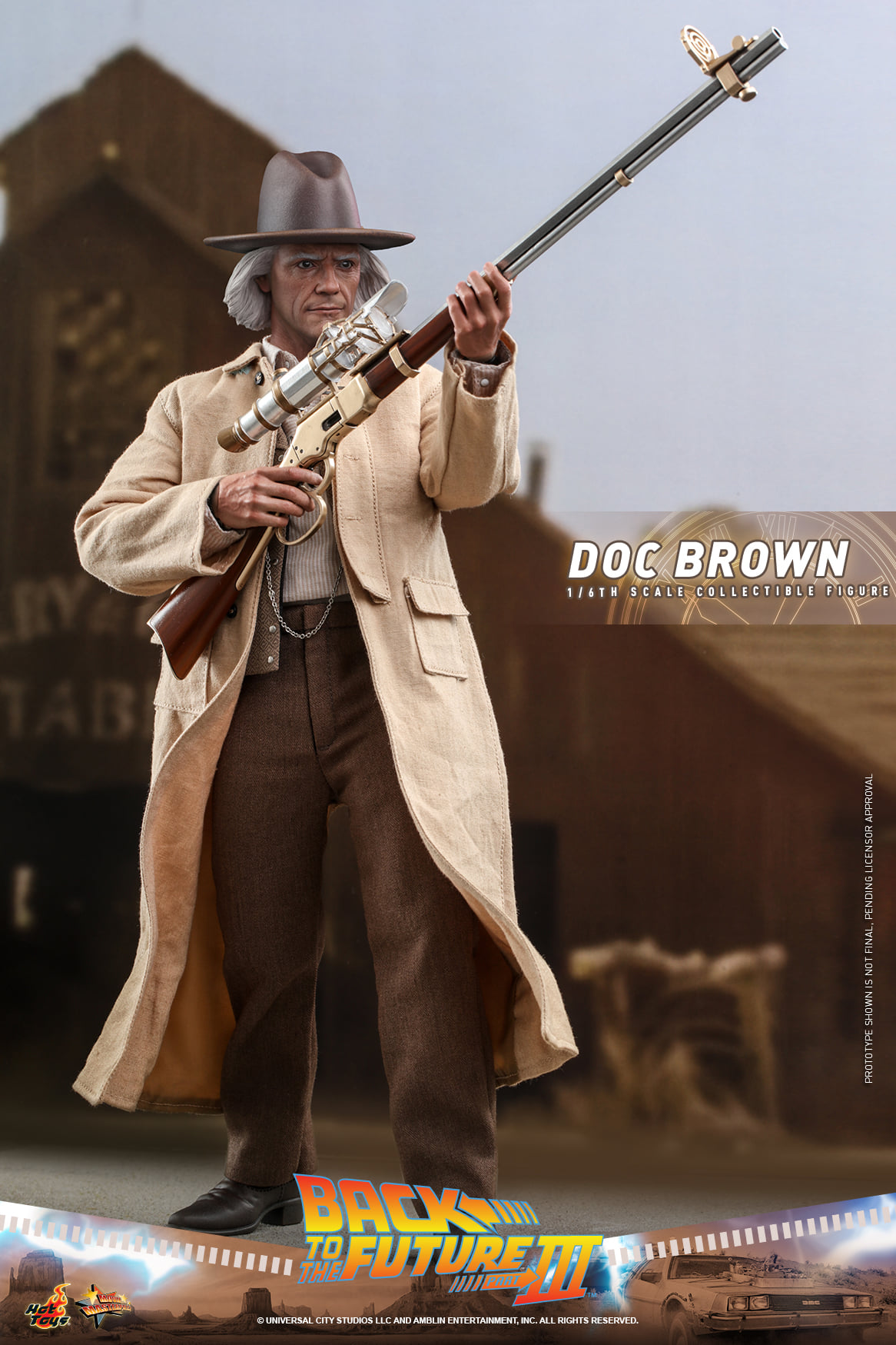 Hot Toys MMS617 1/6 Back to the Future Part III - Doc Brown