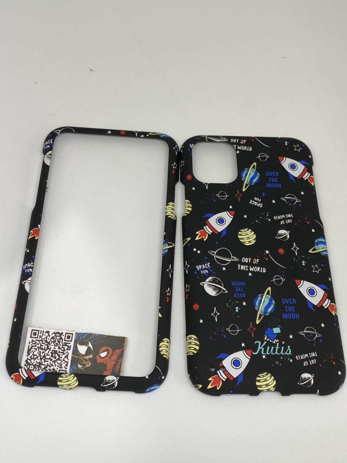 เคสคูทิส(Kutis)เคสไอโฟน11G(ลายจรวดอวกาศ)มาใหม่ เคสประกบหน้า-หลัง เคสเรืองแสง เคสลายวินเทจ ร้านSuperhero Klongthom