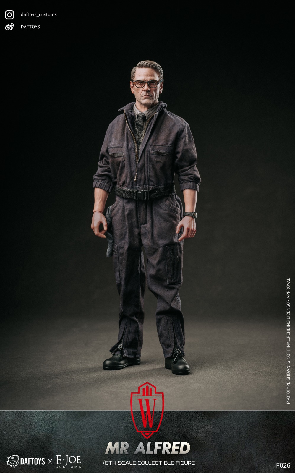 DAFTOYS x E.JOE CUSTOM F026 1/6 MR ALFRED