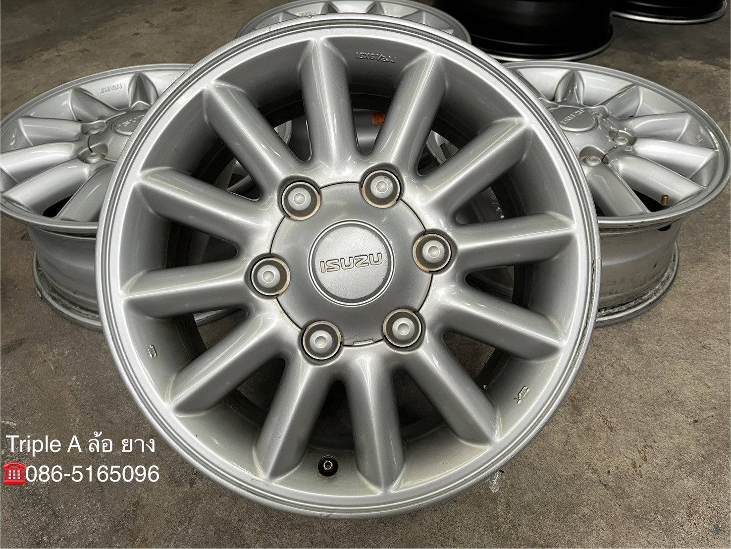 ✨ล้อแม็ก 6รู139✨ISUZU D-Max ขอบ 15💖