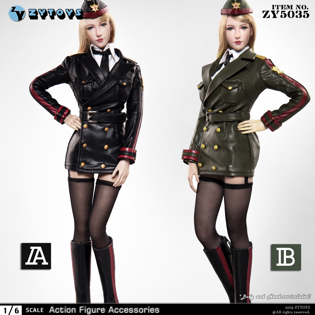 ZYTOYS ZY5035 1/6 Female Uniform