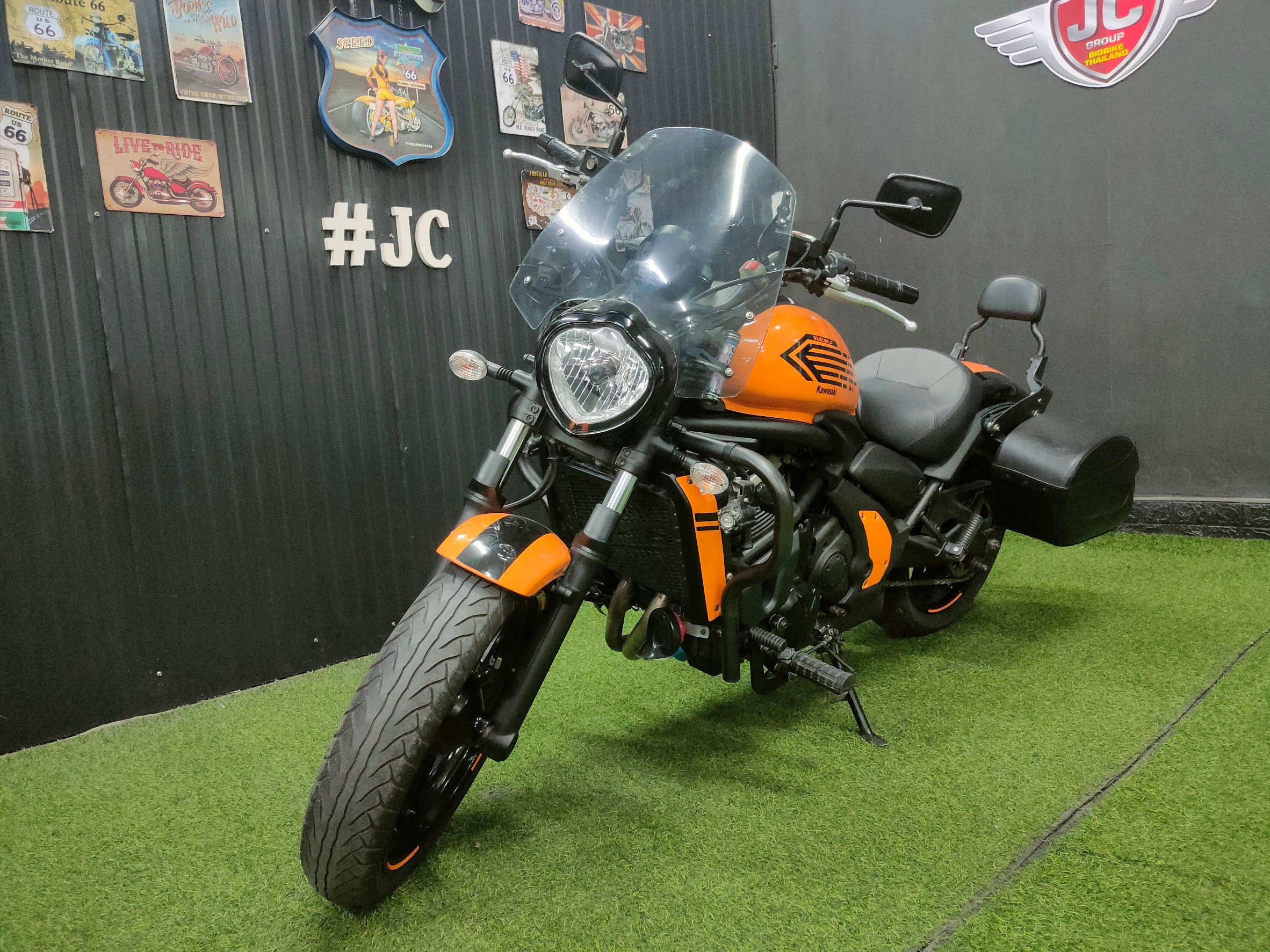 🏍 แต่งสไตล์ฮาเล่ย์มาเลยจ้าคันนี้....🤗 Vulcan650s Cafe จดปี 2019 ไมล์9พันโล หาอยู่ต้องโดนแล้ว‼️ 💨