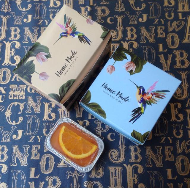 🍊 เค้กส้มแมนดาริน🍊 (แบบใส่กล่องฟรอย์) Mandarine Orange Cake (ราคาต่อชิ้น)