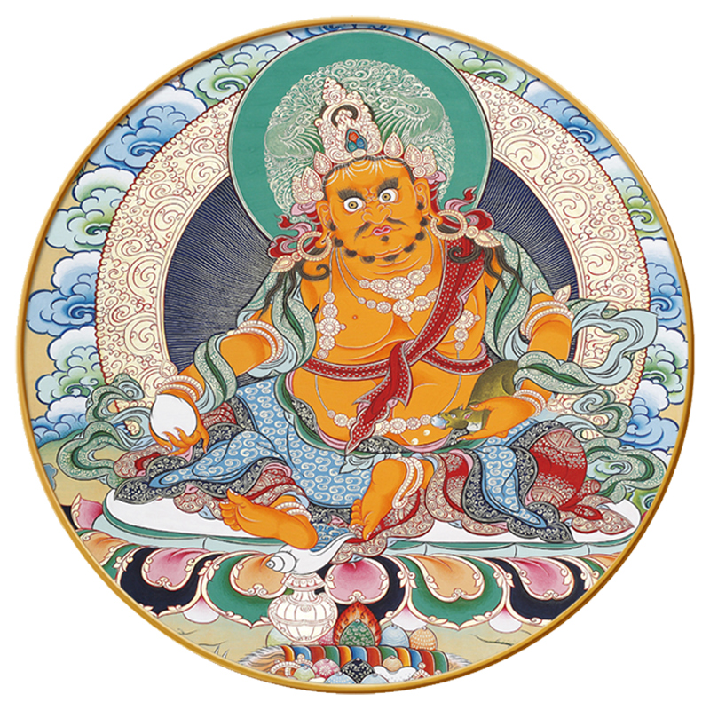 #ภาพวาดทังก้า(Thangka)ภาพวาดทิเบต ทังก้า มันดาลา พุทธศิลป์ชั้นสูง