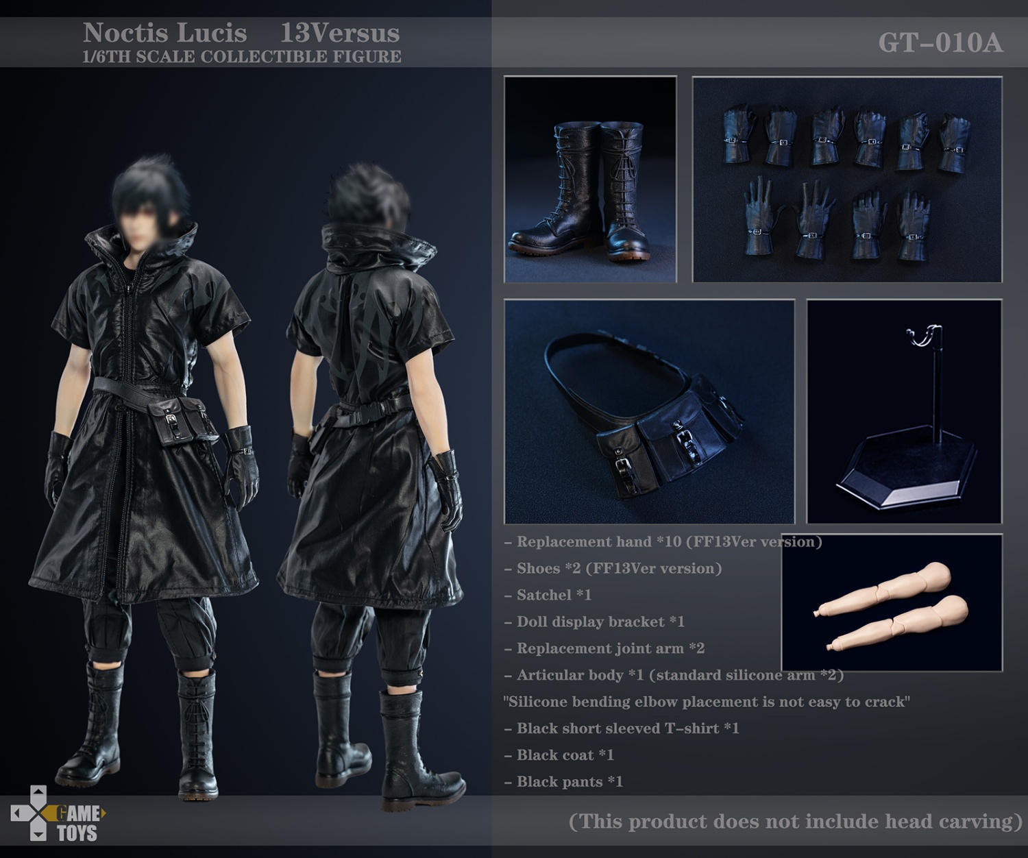 GAMETOYS GT-010 1/6 Noctis Lucis (Single Player Version) [FF15 Version]