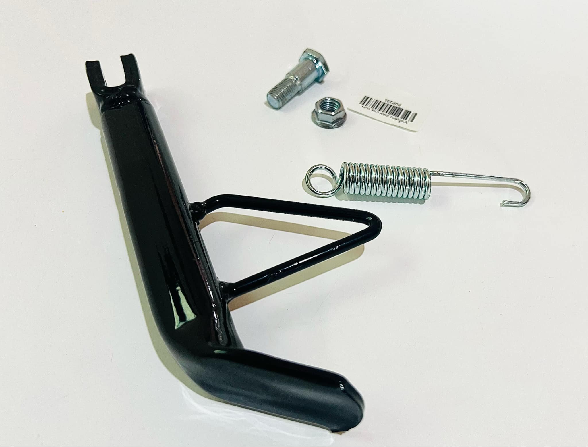 ขาตั้งข้างเวฟ100 110 แบบเดิม สีดำ ครบชุด B67