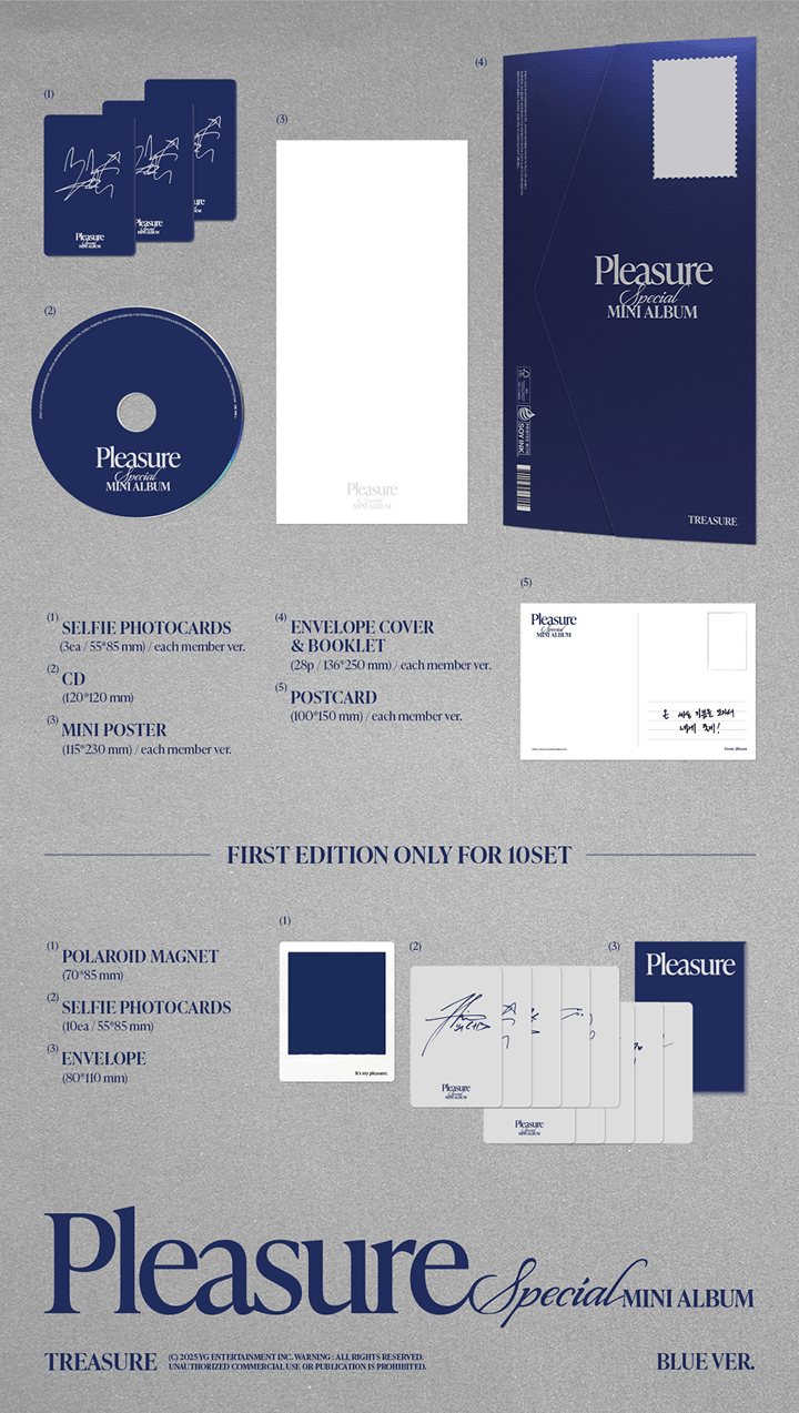 [PRE] TREASURE SPECIAL MINI ALBUM [PLEASURE]