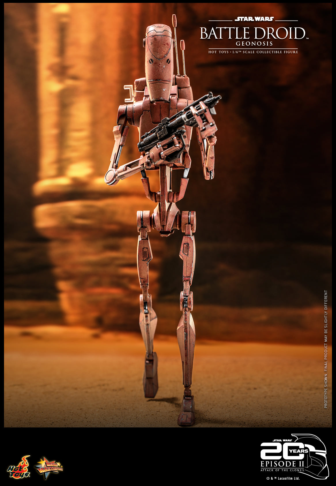 Hot Toys MMS649 1/6 Star Wars Episode II: Attack of the Clones™ - Battle Droid™ (Geonosis)