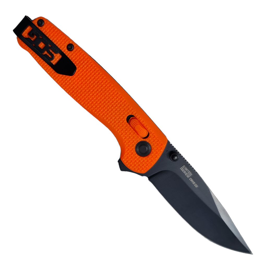 มีดพับ SOG Terminus XR Limited Series CRYO D2 ขนาด 7 นิ้ว (18 ซม.) สีส้ม