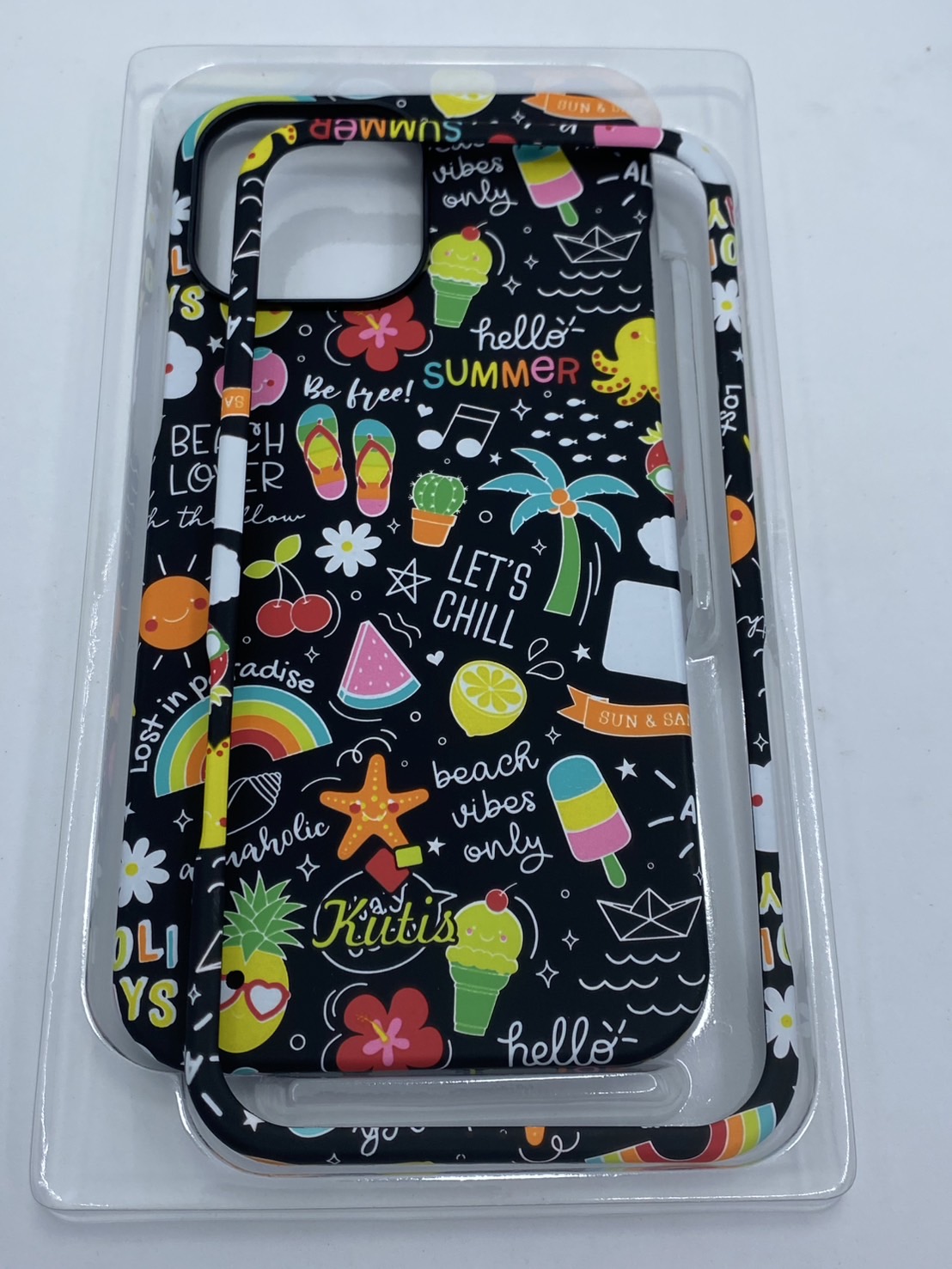 เคสคูทิส(Kutis)เคสไอโฟน13PROMAX(ลายHello Summer)มาใหม่ เคสประกบหน้า-หลัง เคสเรืองแสง เคสลายวินเทจ ร้านSuperhero Klongthom