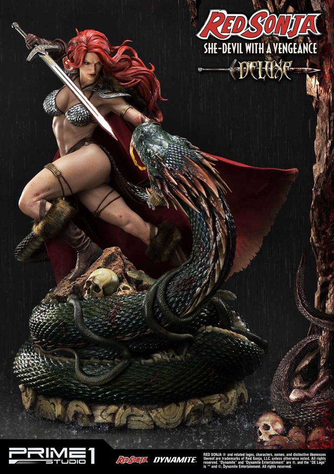 PRIME 1 STUDIO MMRS-01DX RED SONJA - RED SONJA SHE-DEVIL WITH A VENGEANCE (DX VER.)