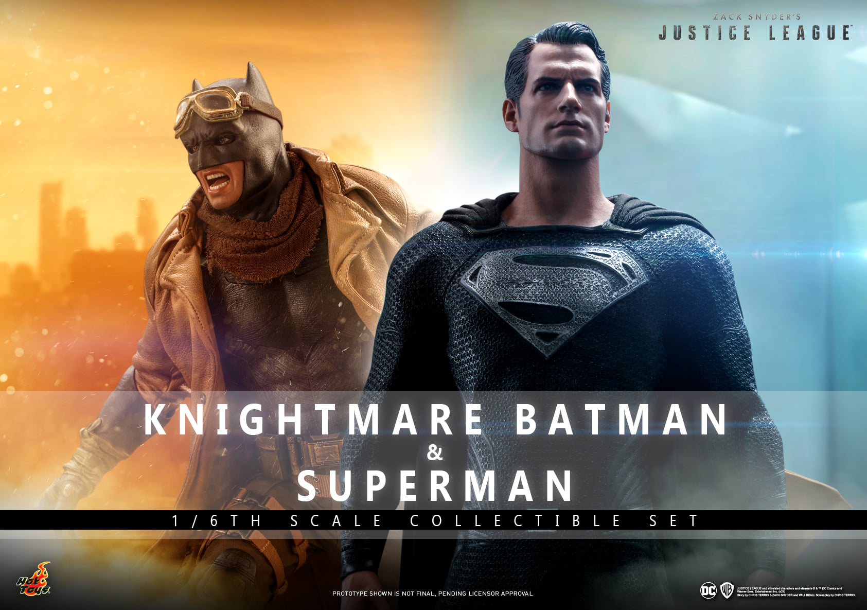 Hot Toys TMS038 1/6 Zack Snyder's Justice League - Knightmare Batman and Superman