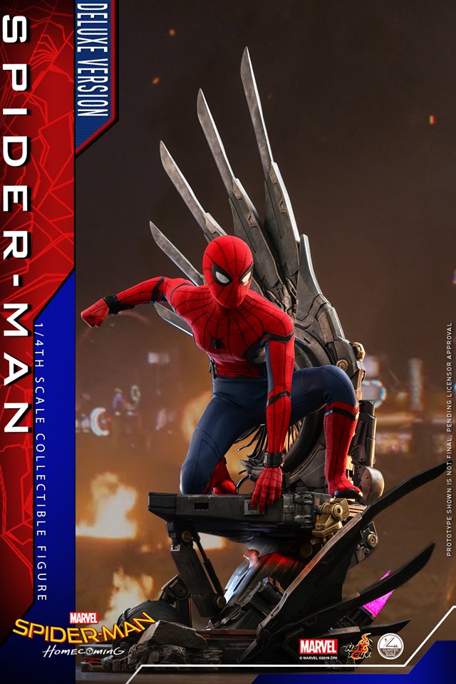 Hot Toys QS015 Spider-Man: Homecoming 1/4 Spider-Man (Deluxe Version)