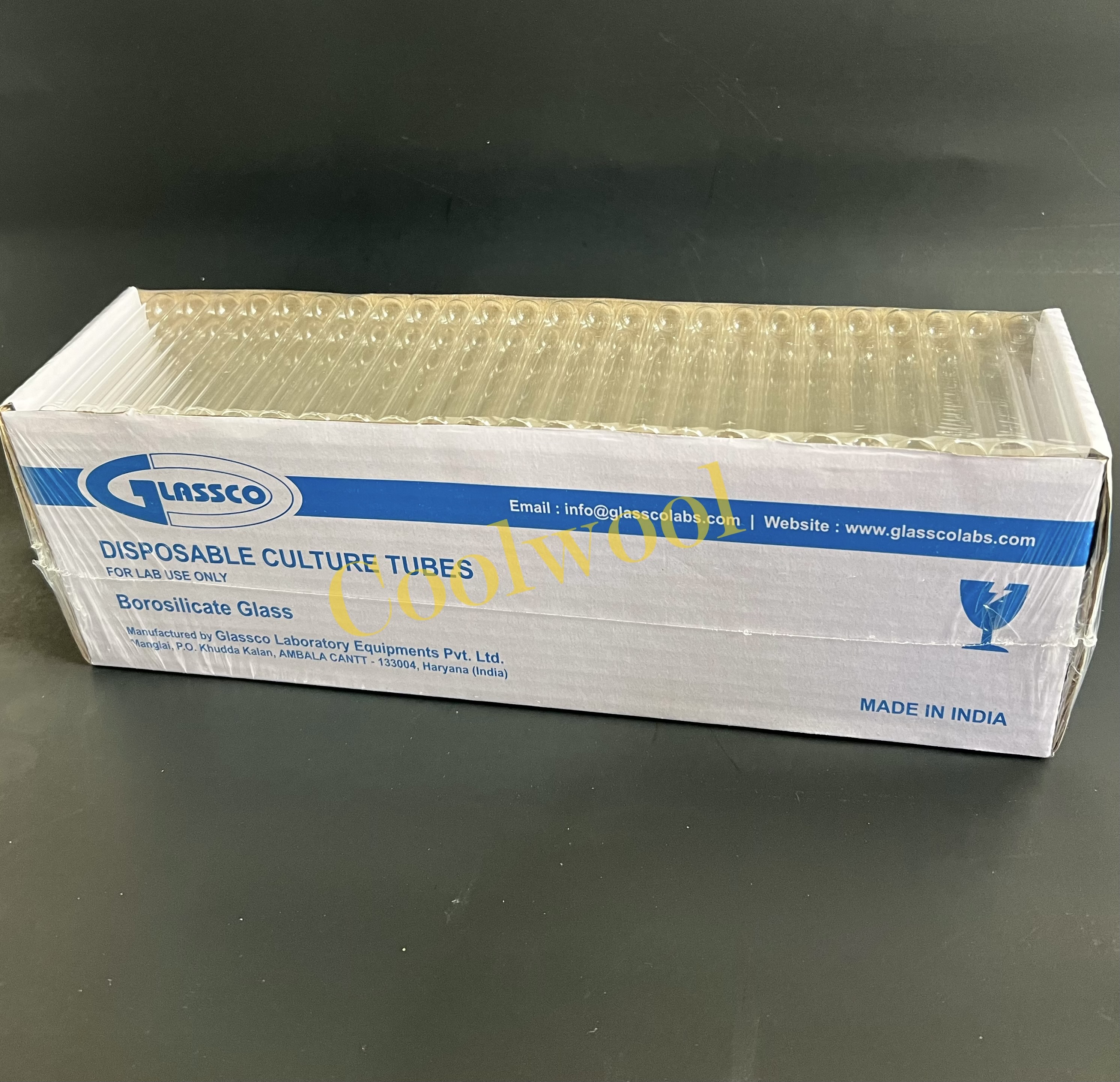 หลอดทดลอง Disposable Glassware Culture Tube – Boro Glass 5.1