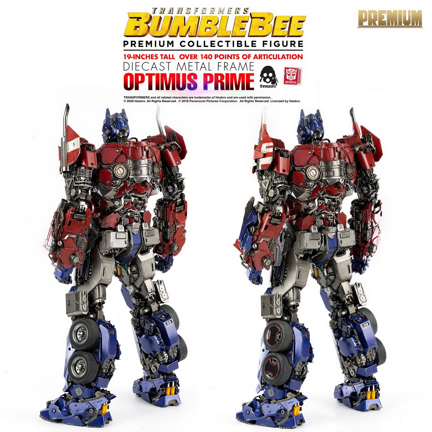 threezero 3Z0162 Transformers: BumbleBee - PREMIUM Optimus Prime