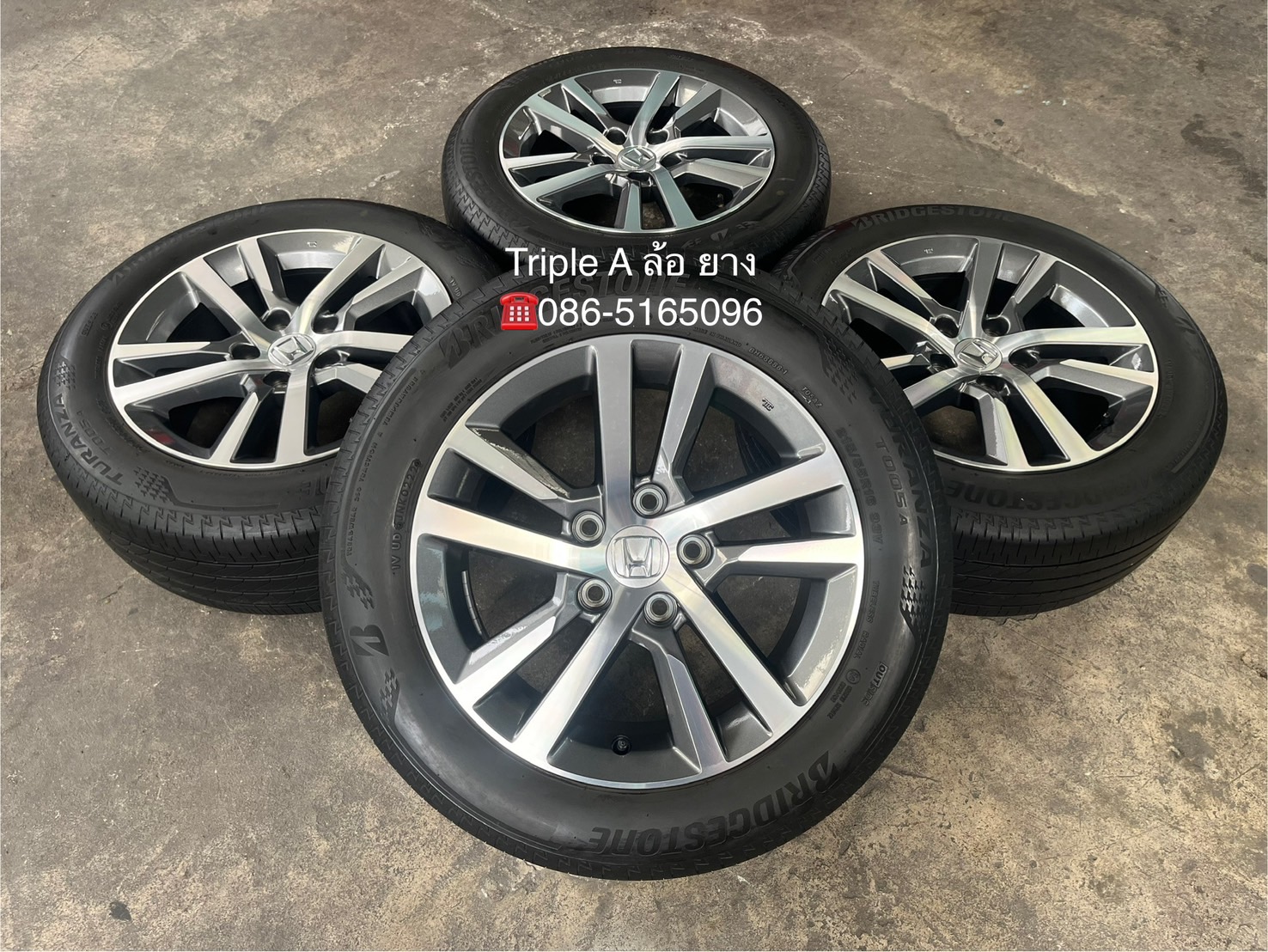 ✨ล้อแม็กป้ายแดง✨Honda Civic FE รุ่นใหม่ ขอบ 16 พร้อมยาง 215-55-16 Bridgestone💥ปี 22💥