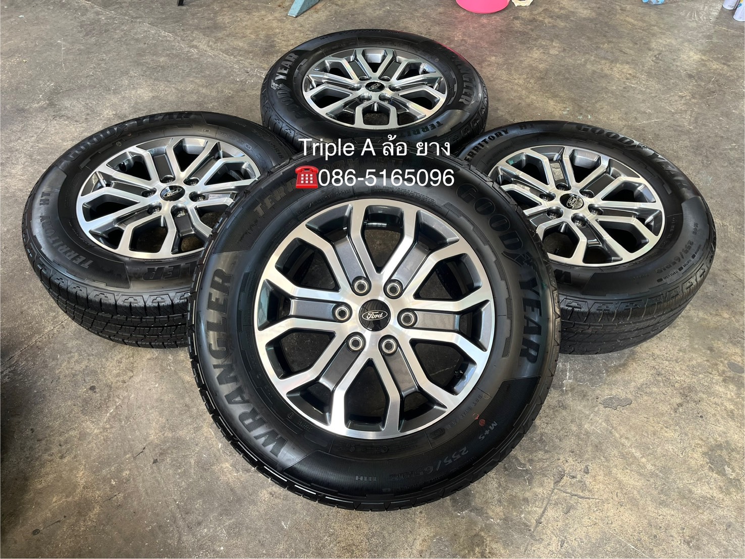 ✨ล้อแม็กพร้อมยางใหม่ป้ายแดง✨Ford Everest รุ่นใหม่ล่าสุด ขอบ 18♨️ปี 24♨️💖ใหม่กริ๊บ💖