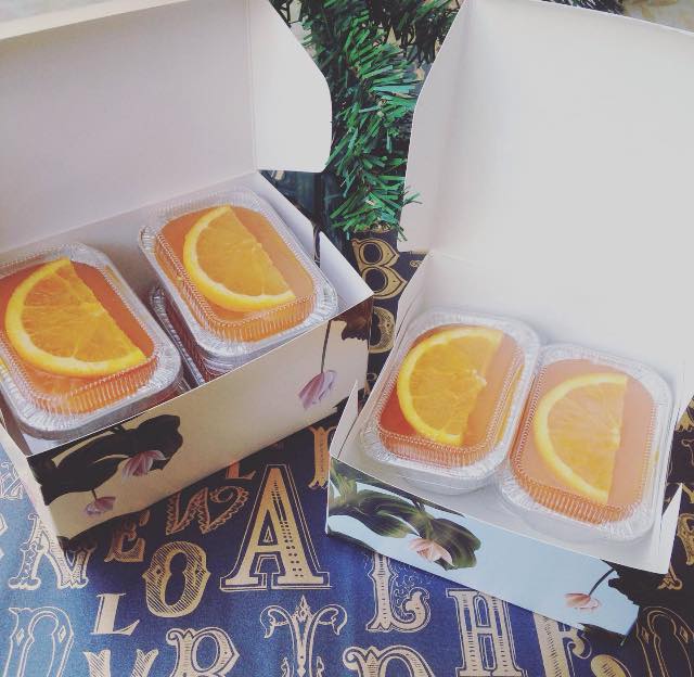 🍊 เค้กส้มแมนดาริน🍊 (แบบใส่กล่องฟรอย์) Mandarine Orange Cake (ราคาต่อชิ้น)