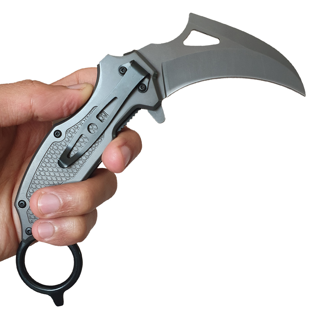 มีดพับ มีดคารัมบิต มีดพก Fox Outdoor Karambit Knife DA106