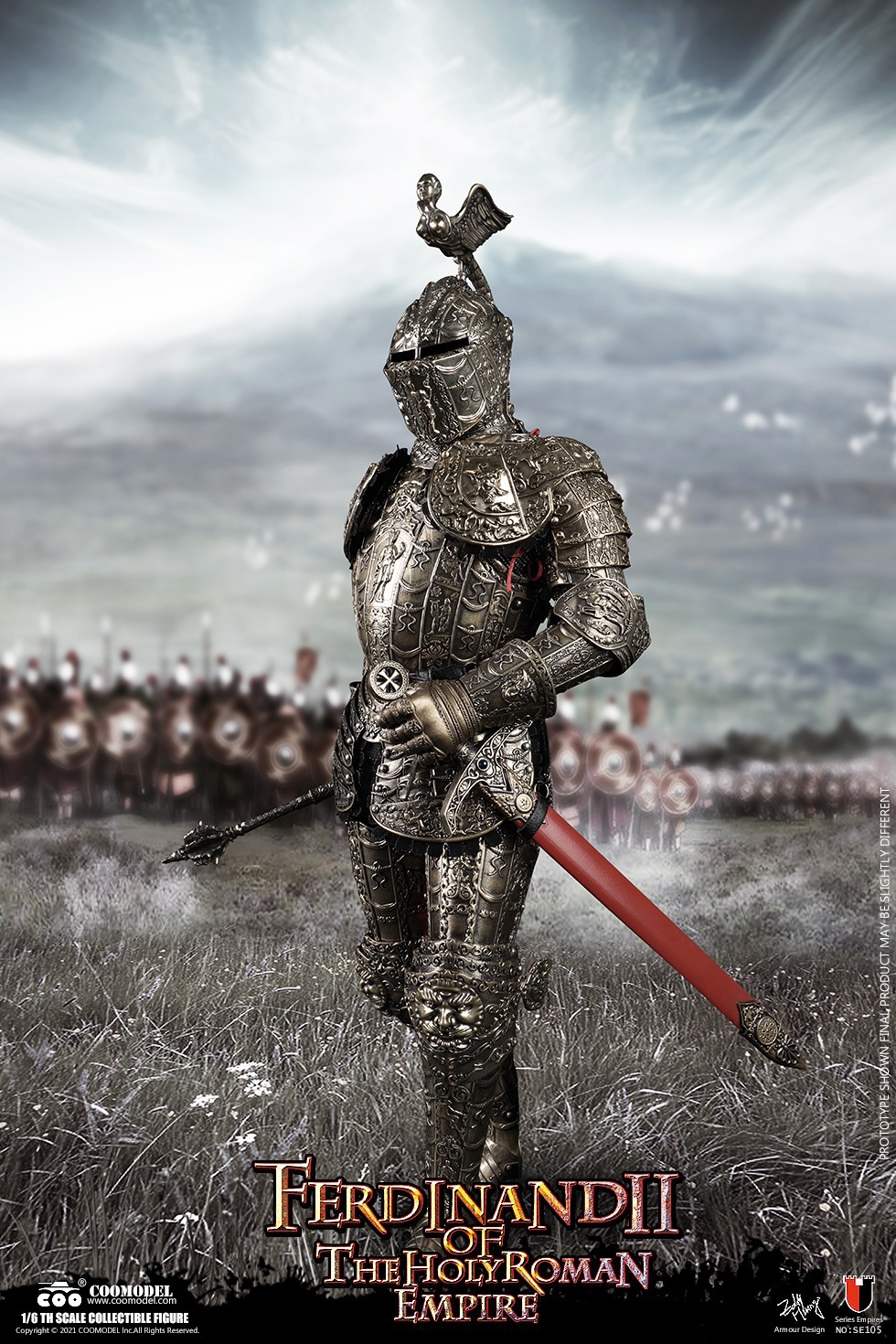 COOMODEL SE105 1/6 SERIES OF EMPIRES - FERDINAND II OF HOLY ROMAN EMOIRE (STANDARD COPPER VERSION)