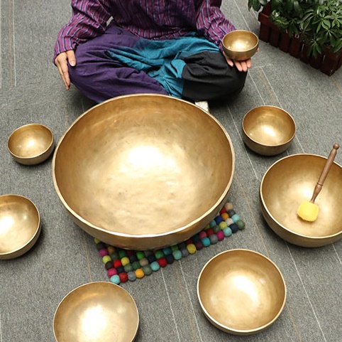 Tibetan Singing Bowl ขันทิเบต(ทองเหลือง) ขนาดใหญ่พิเศษ