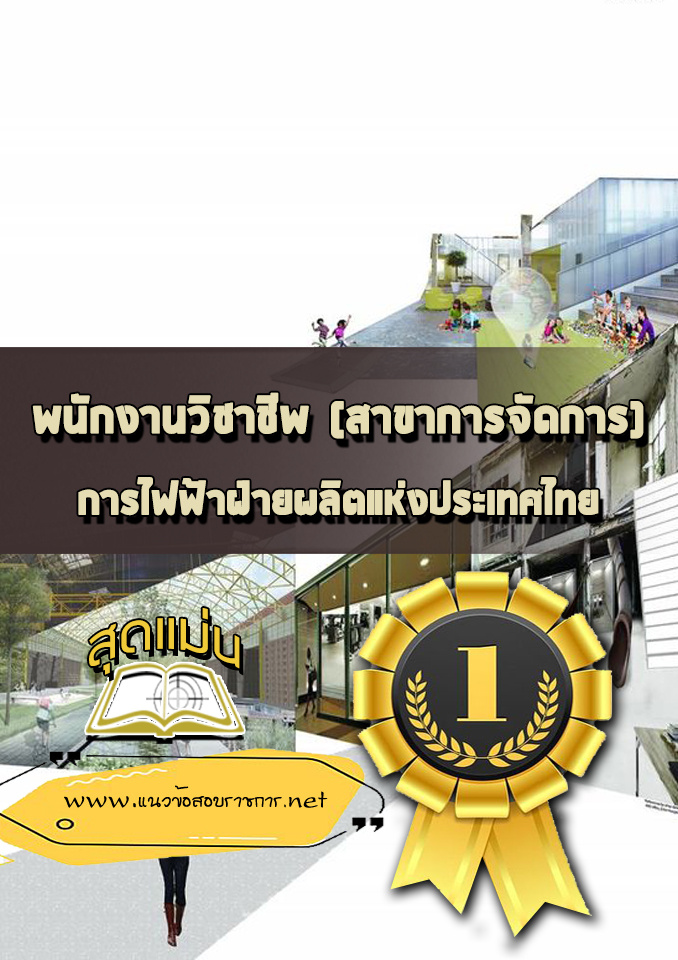 แนวข้อสอบพนักงานวิชาชีพ (สาขาการจัดการ) กฟผ.