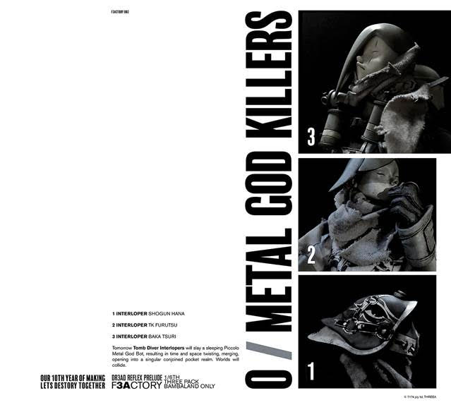 ThreeA 16 TOMORROW TOMB DIVER INTERLOPER (THREE PACK)