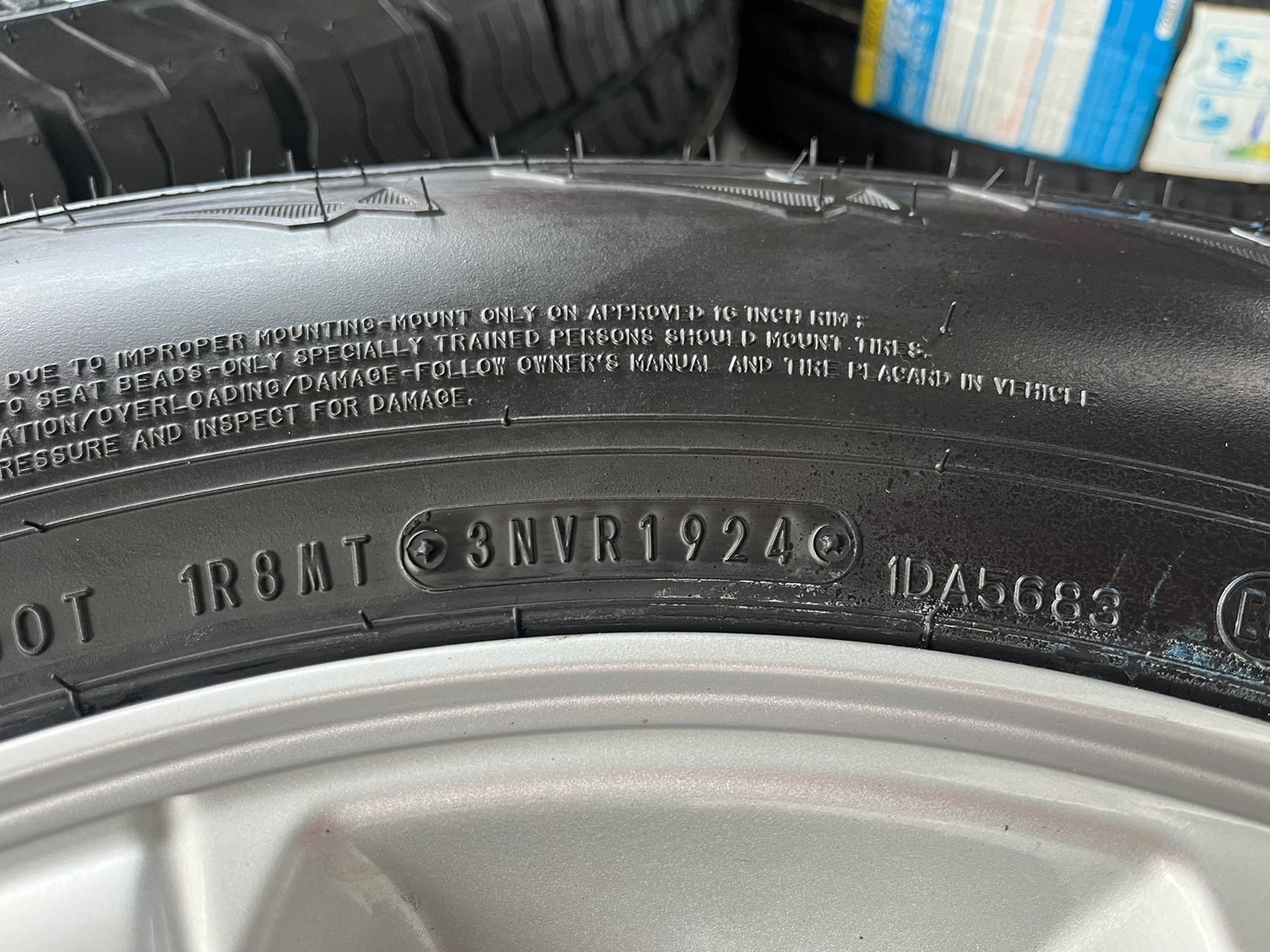 ✨ล้อแม็ก✨ISUZU Blue Power ขอบ 16 พร้อมยางใหม่💯245-70-16 Dunlop(แก้มขาว)♨️ปี24♨️