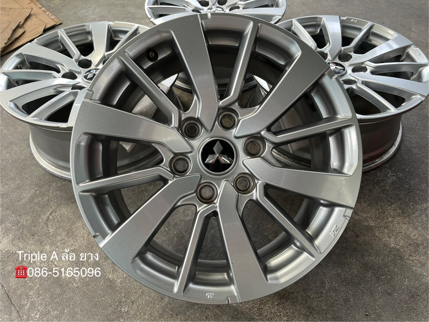 ✨ล้อแม็ก 6รู139✨Mitsu Pajero ขอบ 18💖สภาพดี💖