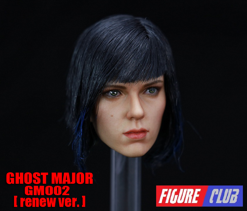 Figure Club GM02 Ghost Major - Ghost in the Shell (renew version) Head Sculpt