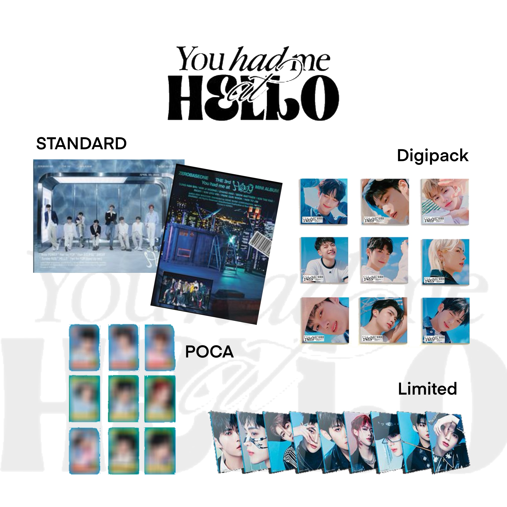 [PRE] ZEROBASEONE - 3rd Mini Album [You had me at HELLO]