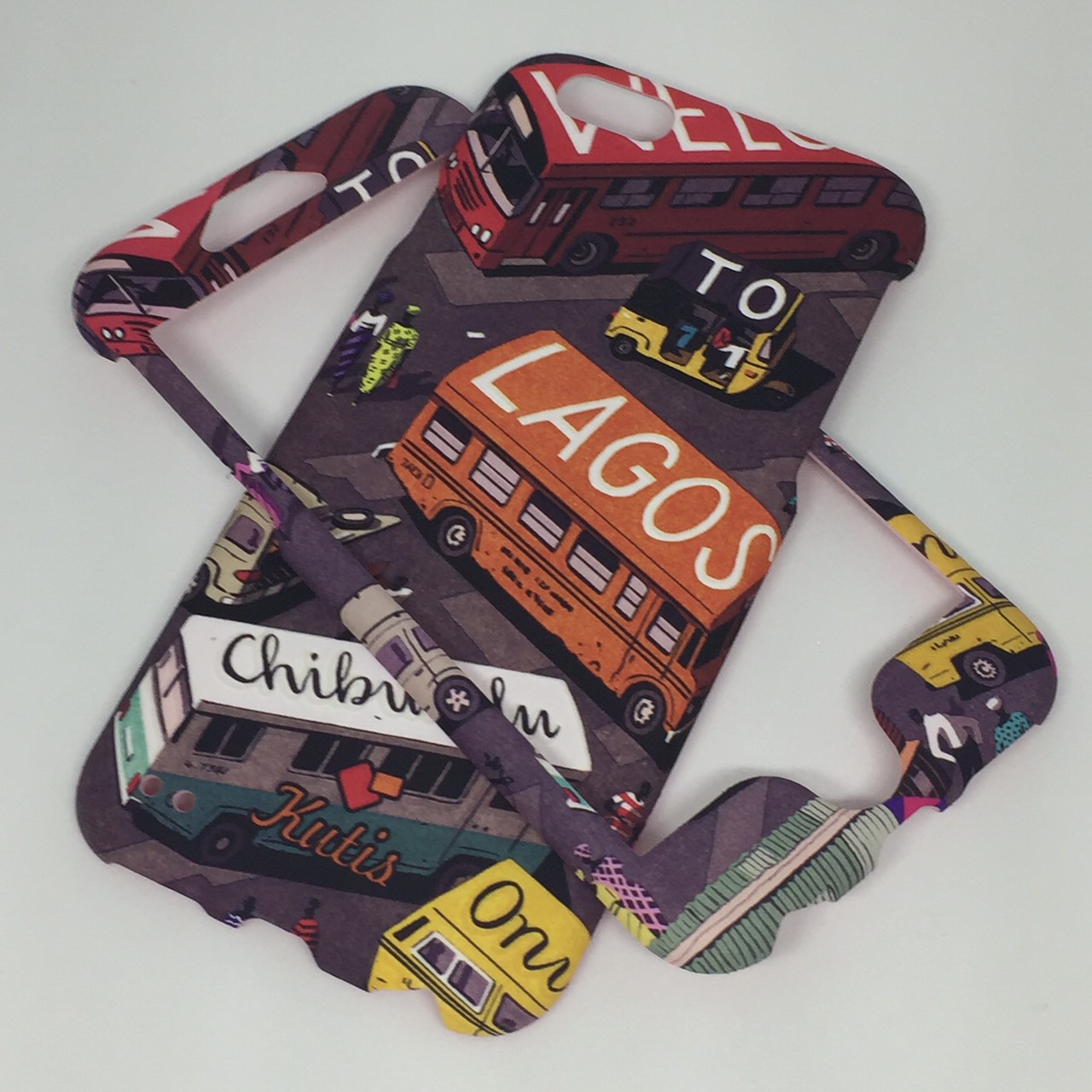 เคสคูทิส(Kutis)ไอโฟน6,6S(ลายรถบัสLagos)มาใหม่