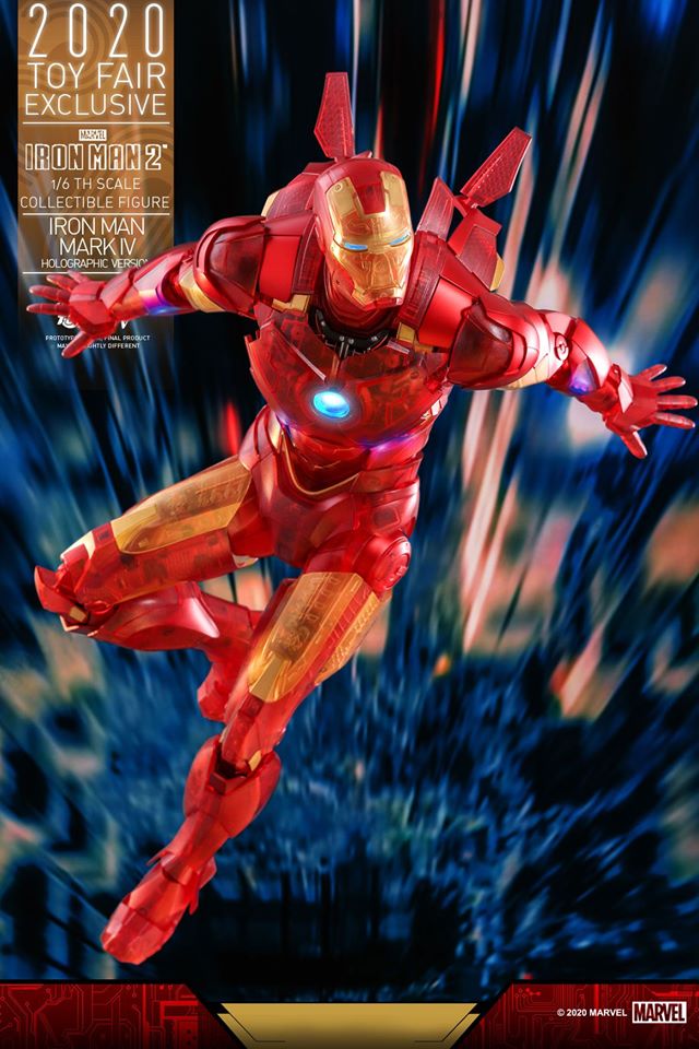Hot Toys MMS568 IRON MAN 2 - IRON MAN MARK IV (HOLOGRAPHIC VERSION)