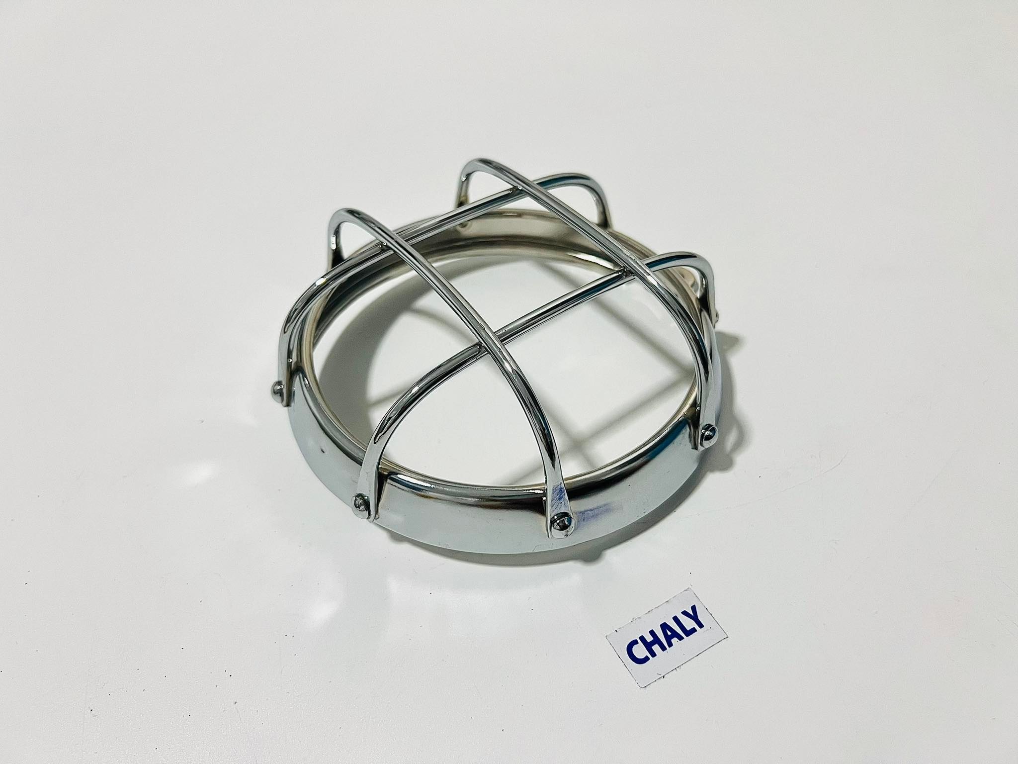 หน้ากากจานฉาย ชาลี เหล็กชุบ