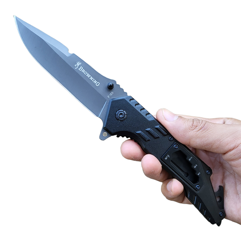มีดพับ Browning F168 ขนาด 9 นิ้ว (23 ซม.) ด้ามมีดมัลติทูล (Multi-Tools)