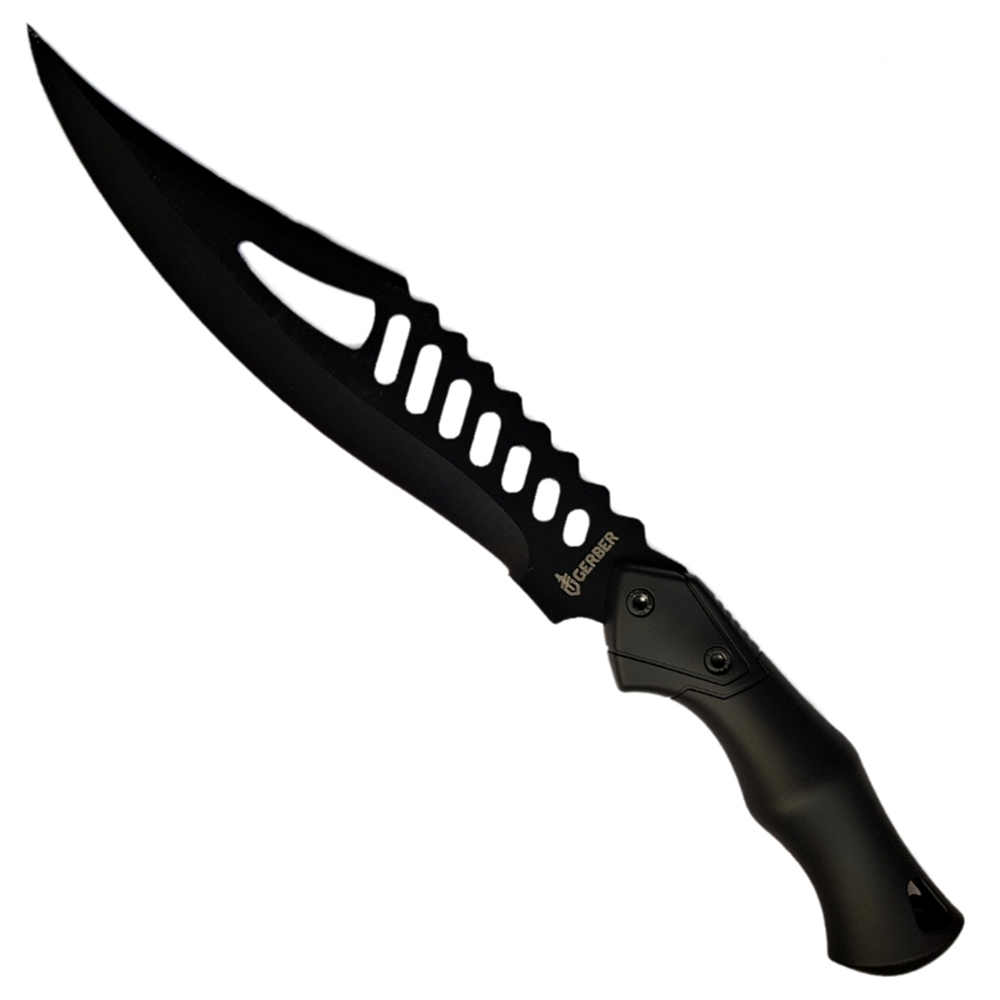 มีดพก มีดเดินป่า มีดใบตาย GERBER 16 นิ้ว (41 ซม.) พร้อมซองผ้าไนล่อนร้อยเข็มขัดสำหรับเก็บมีด