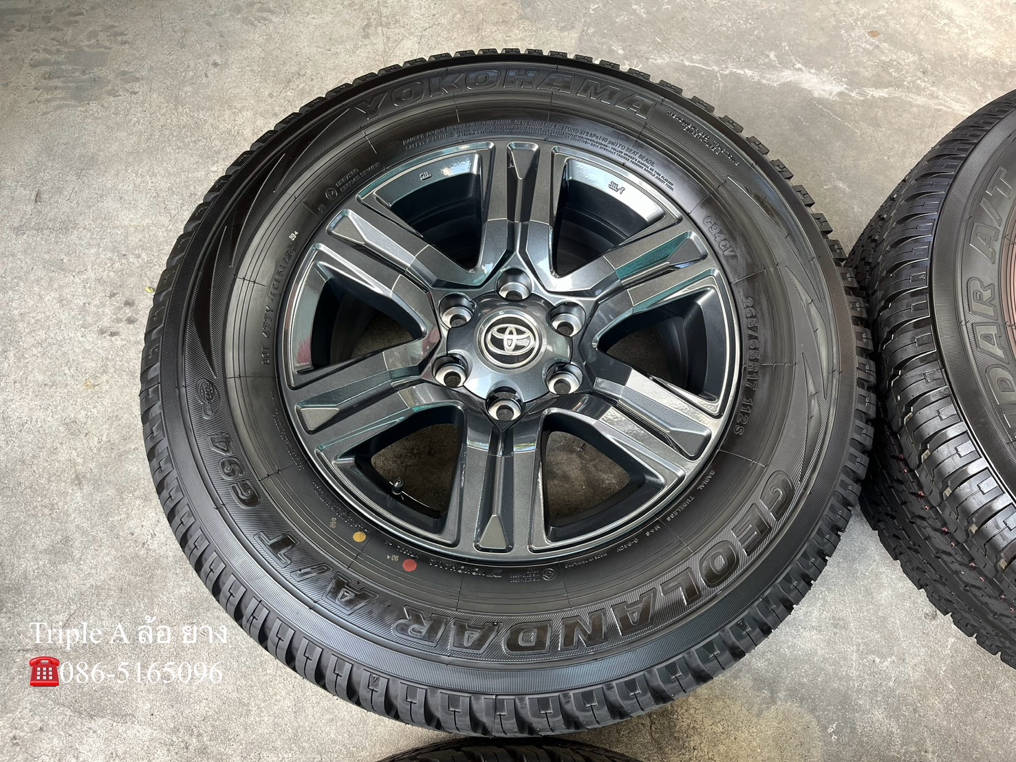 ✨ล้อแม็กป้ายแดง✨Toyota Revo รุ่นใหม่ล่าสุด ขอบ 17 พร้อมยางใหม่💯265-65-17 Yokohama♨ปี24♨