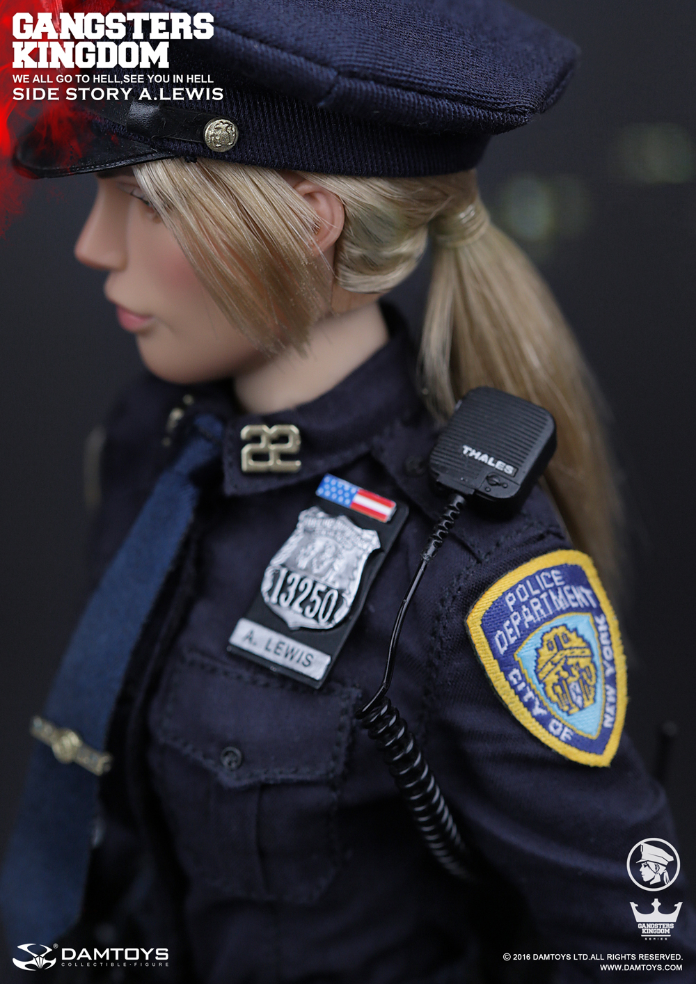 DAMTOYS GKS003 GANGSTERS KINGDOM SIDE STORY - OFFICER A.LEWIS