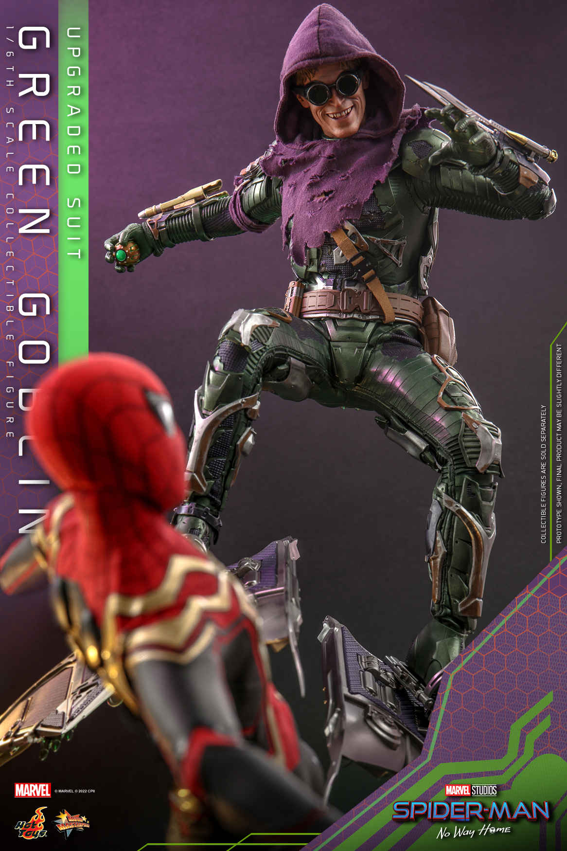 Hot Toys MMS674 1/6 Spider-Man: No Way Home - Green Goblin (Upgraded Suit)