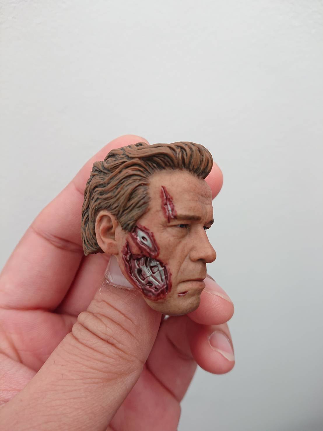 CHT CHT-063 T800 Headsculpt Yellow Hair (Damaged Version)