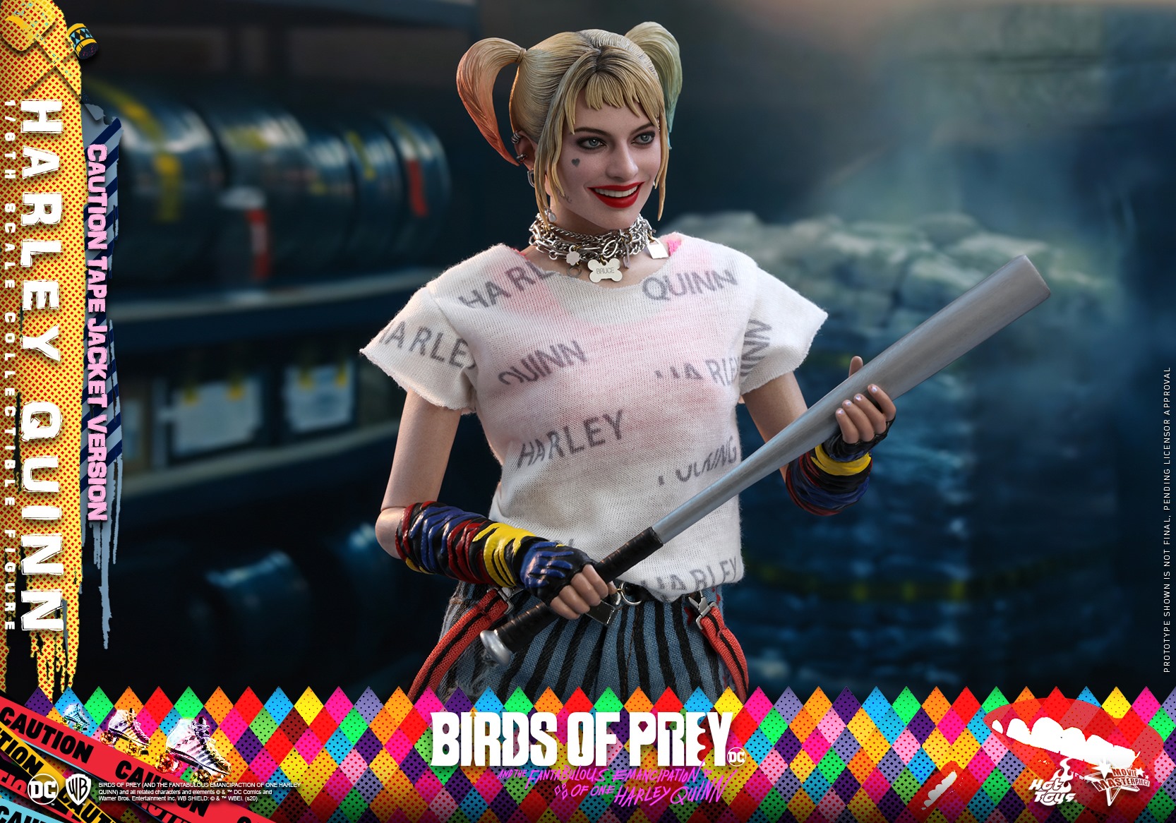 Hot Toys MMS566 Birds of Prey - Harley Quinn (Caution Tape Jacket Version)