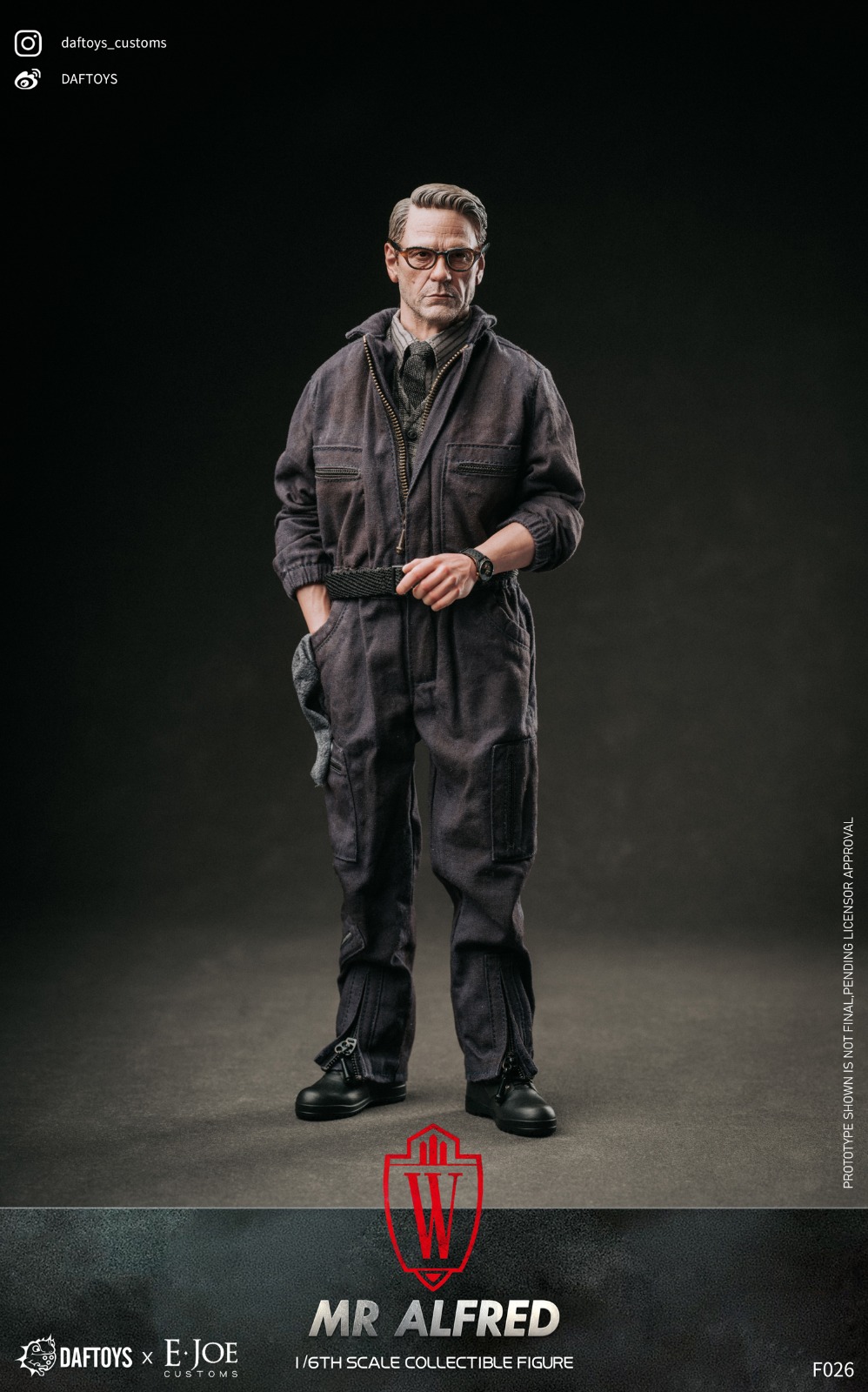 DAFTOYS x E.JOE CUSTOM F026 1/6 MR ALFRED