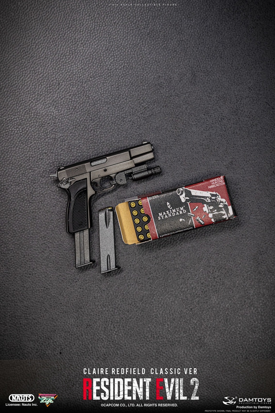 DAMTOYS DMS038 1/6 RESIDENT EVIL 2 - CLAIRE REDFIELD (CLASSIC VER)