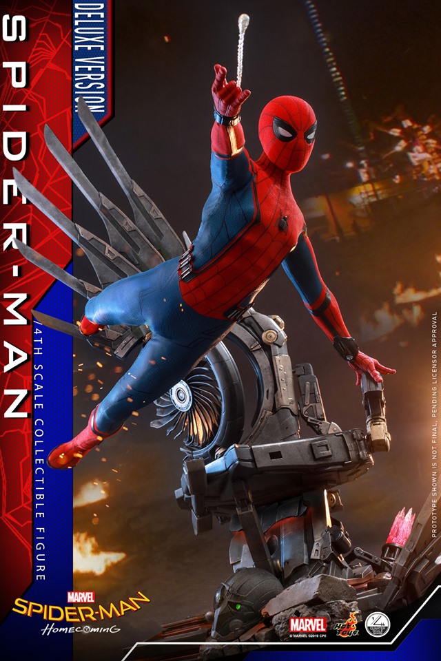 Hot Toys QS015 Spider-Man: Homecoming 1/4 Spider-Man (Deluxe Version)
