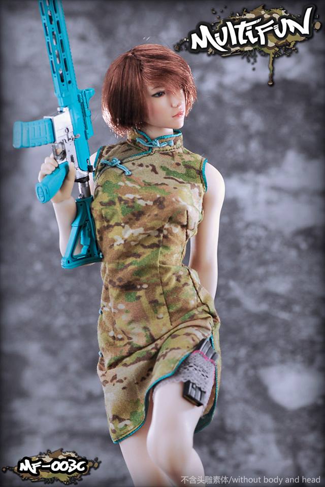 MULTIFUN MF-003 1/6 Camouflage Cheongsam Set