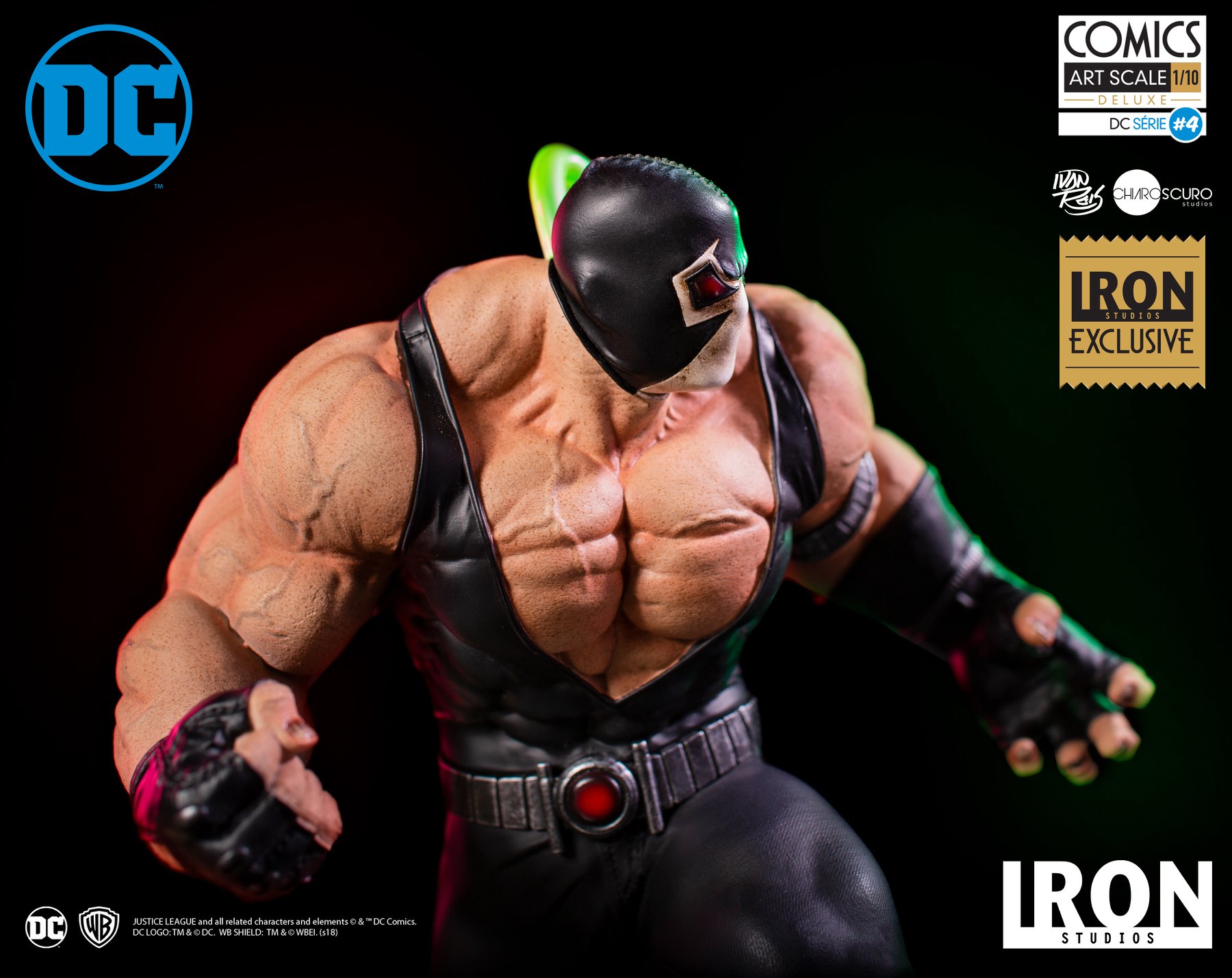 Iron Studios Deluxe Art Scale 1/10 DC Comics Series 4: por Ivan Reis - Bane (Exclusive)