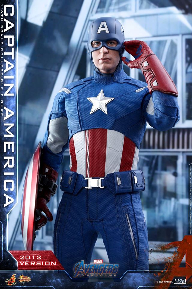 Hot Toys MMS563 Avengers: Endgame 1/6th - Captain America (2012 Version)